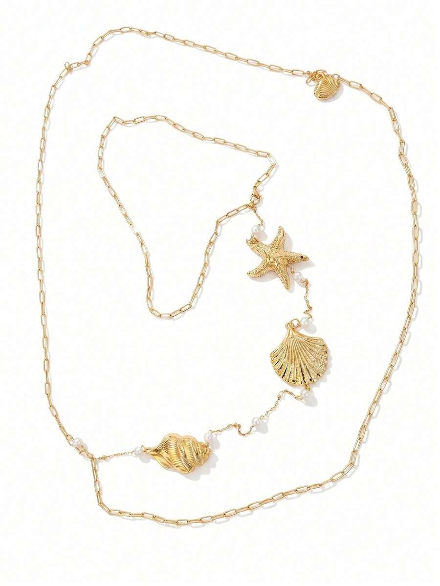 Body Jewelry Quality - 1pc Vacation Style Starfish Seashell Random