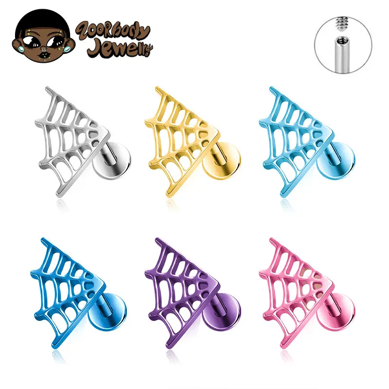 ASTM F136 Titanium Big Spider  – Zoor Body Jewelry recenzja i cena