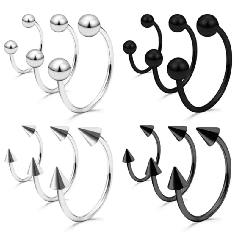 Punk C Shape Steel Nose Ring H – Zoor Body Jewelry recenzja i cena