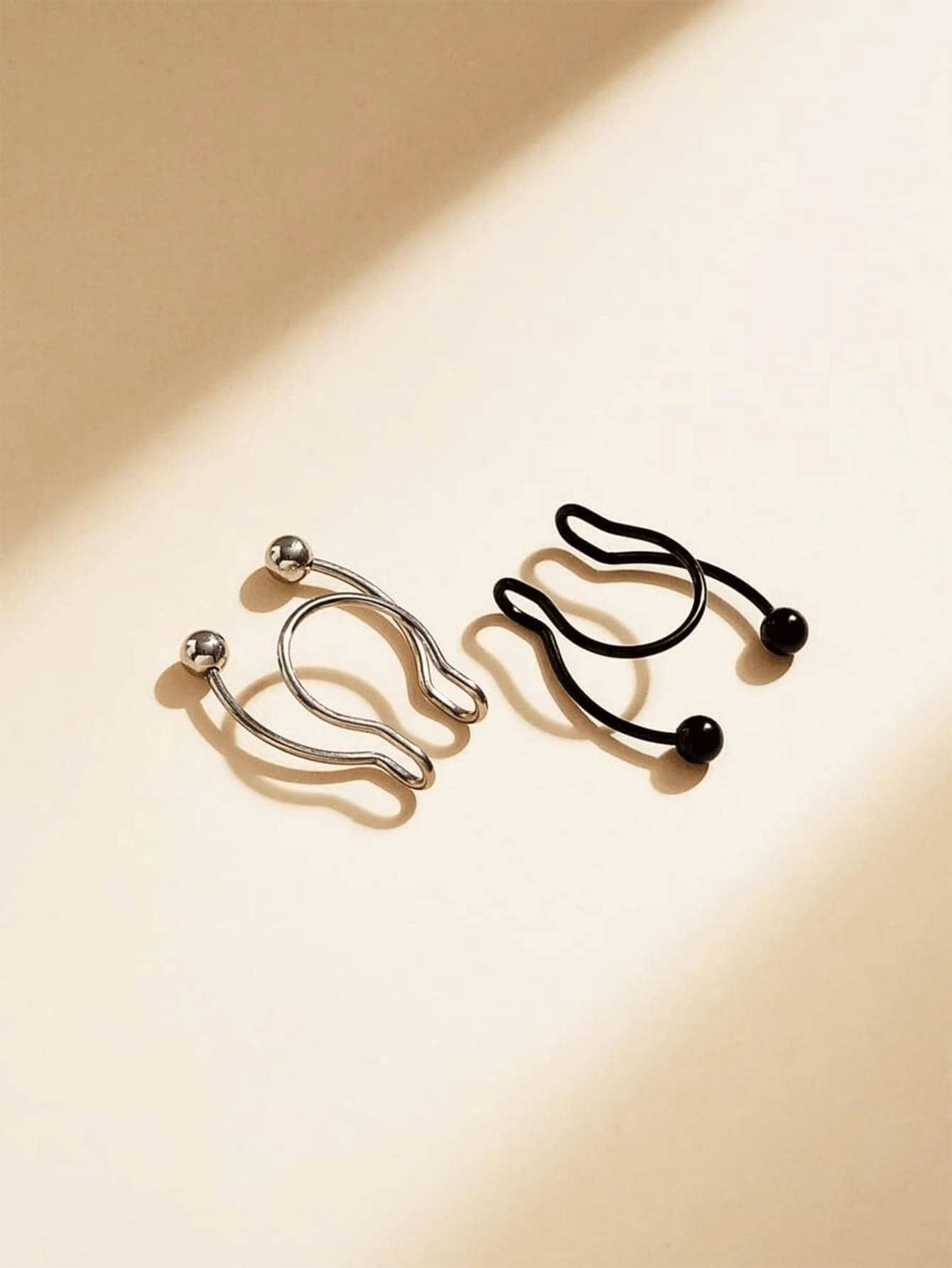 2pcs Stainless Steel Clip-On S – Body Jewelry Septum recenzja i cena