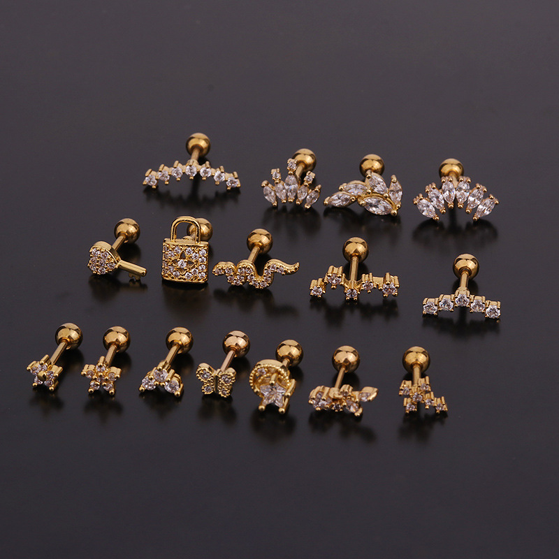 16G Stainless Steel Floral/Sna – Body Jewelry Hypoallergenic recenzja i cena