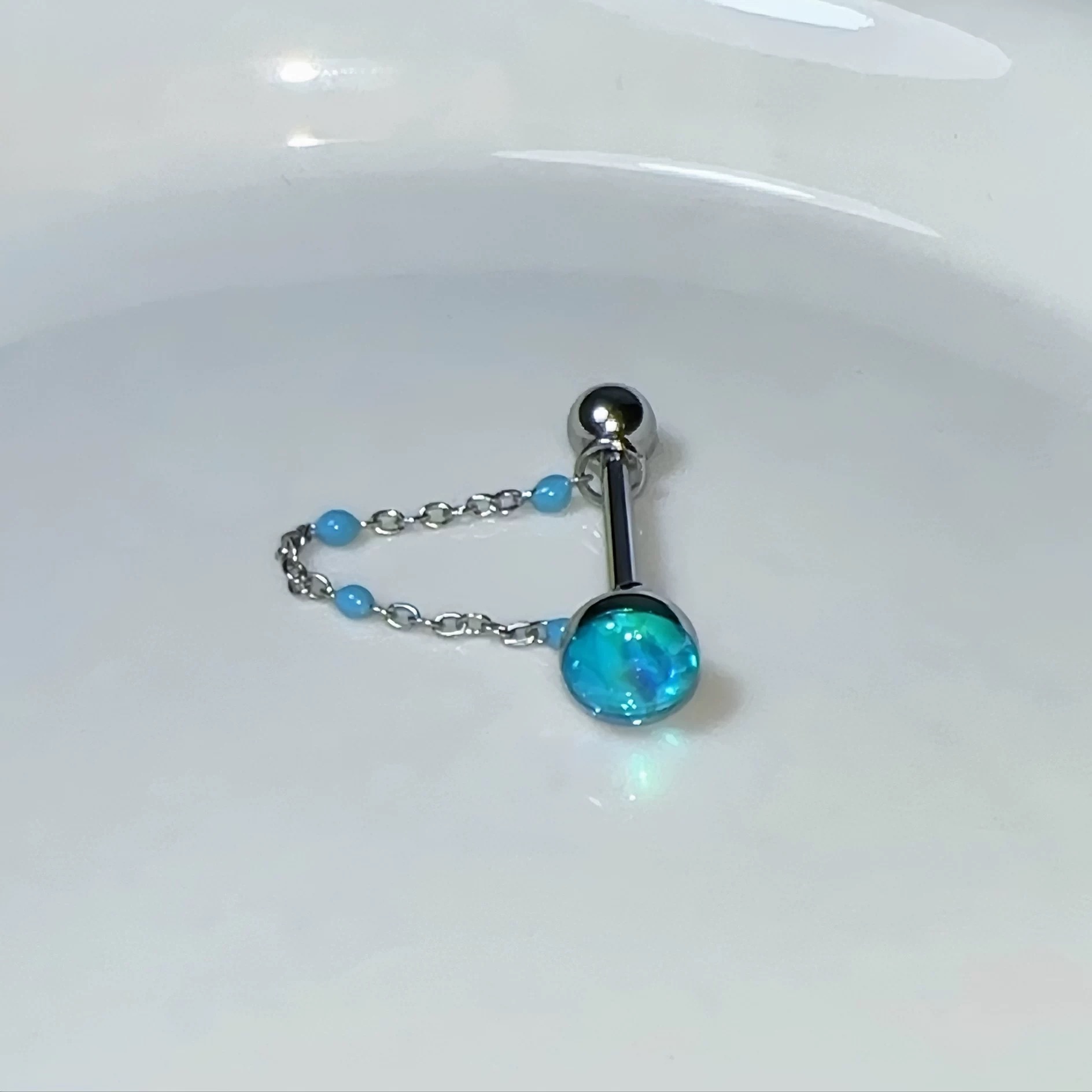 1Pc High-Quality Trendy Blue G – Body Jewelry Quality recenzja i cena