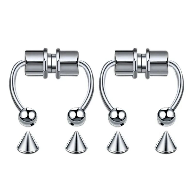 1/2/3Pcs Fake Magnetic Nose Ri – Body Jewelry Septum recenzja i cena