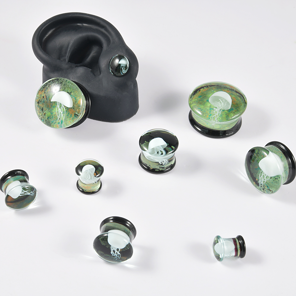 Pair Quality Glass Vortex Ear  – Body Jewelry Quality recenzja i cena