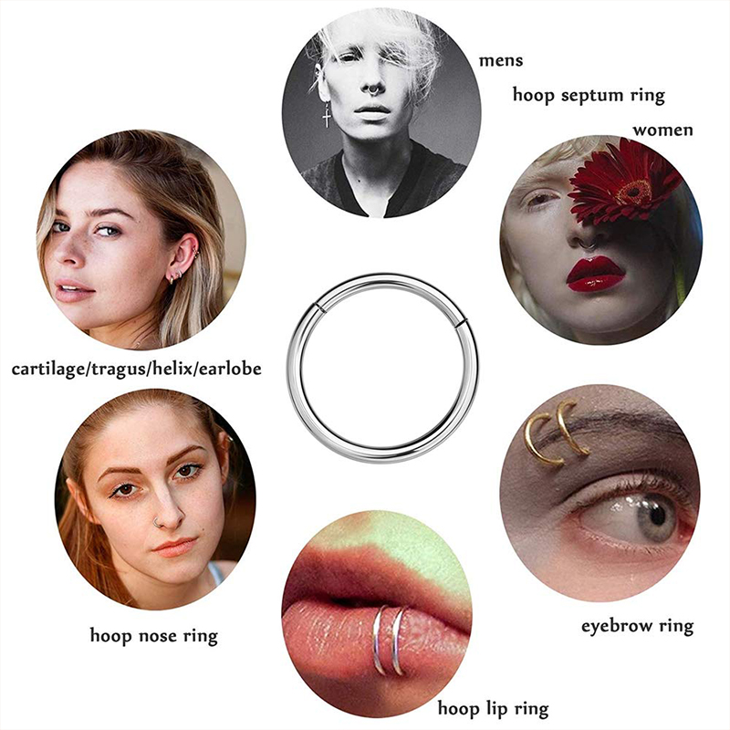 16G 316L Surgical Steel Hinged – Body Jewelry Septum recenzja i cena