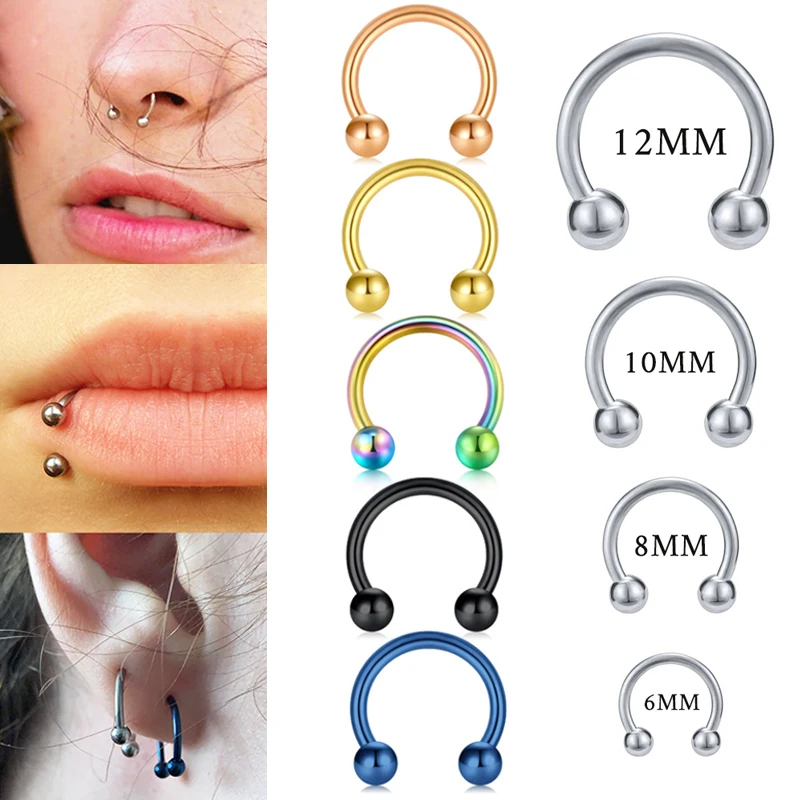 1PC Stainless Steel Nose Ring  – Zoor Body Jewelry recenzja i cena