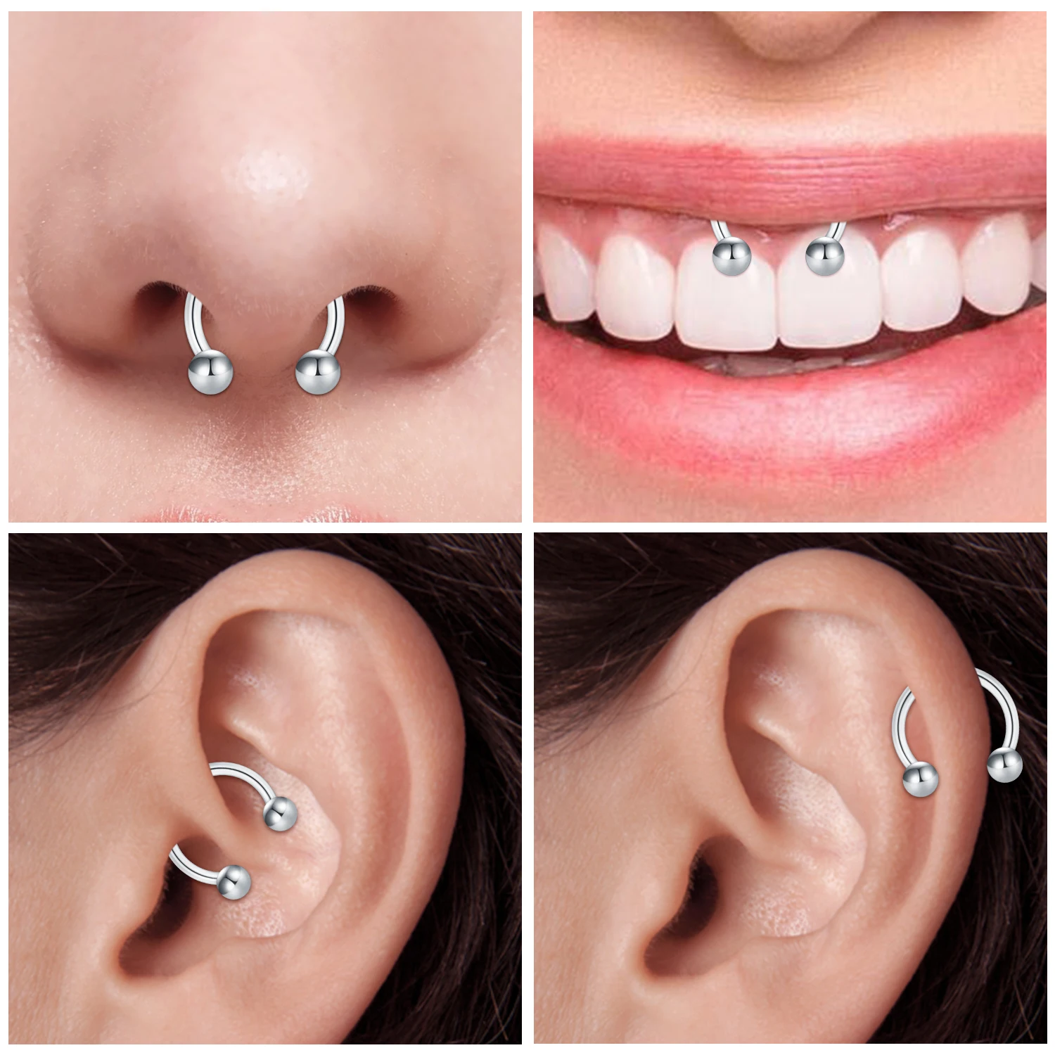 1PC Stainless Steel Nose Ring  – Zoor Body Jewelry recenzja i cena