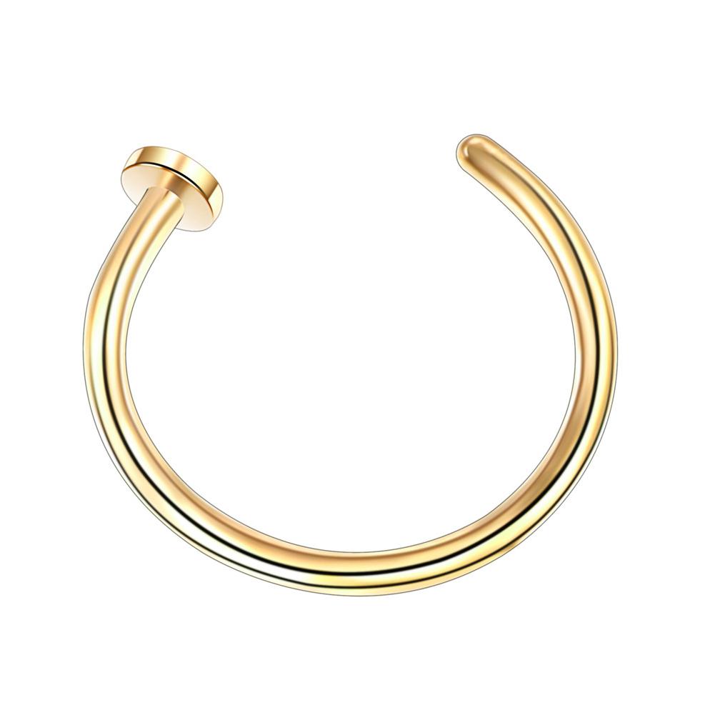 1PCS Fake Piercing Nose Hoop S – Body Jewelry Septum recenzja i cena