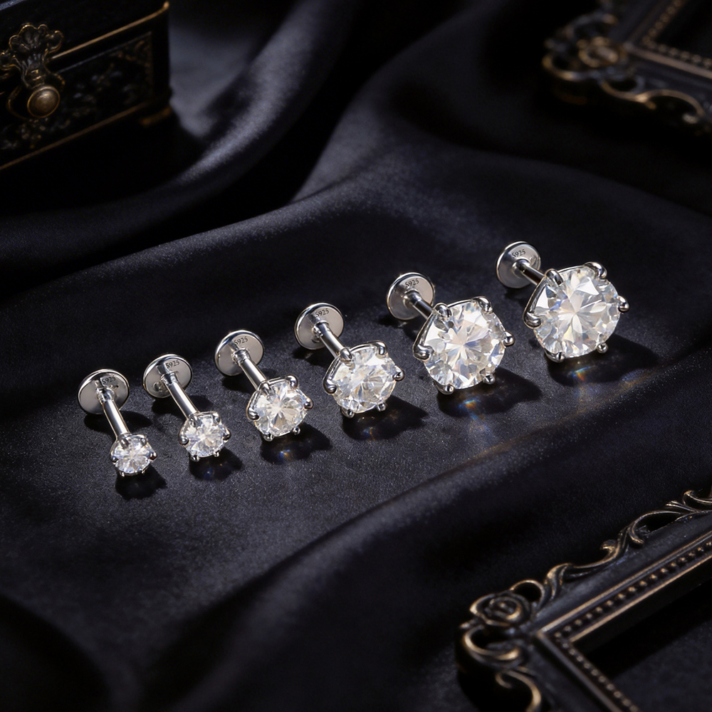 Aide S925 Sterling Silver 6 Si – Body Jewelry Flat Back recenzja i cena