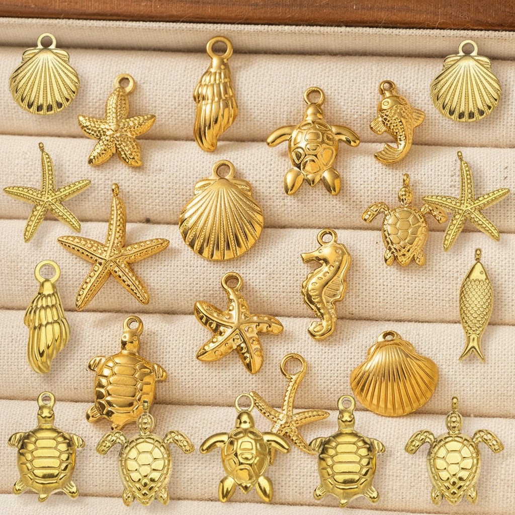 10pcs Stainless Steel Summer B – Body Jewelry Beach recenzja i cena