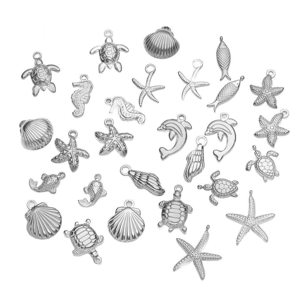10pcs Stainless Steel Summer B – Body Jewelry Beach recenzja i cena