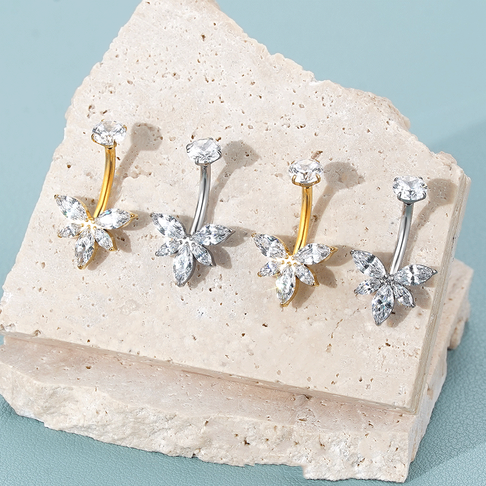 1PC Titanium Navel Piercing14G – Belly Bar Titanium recenzja i cena