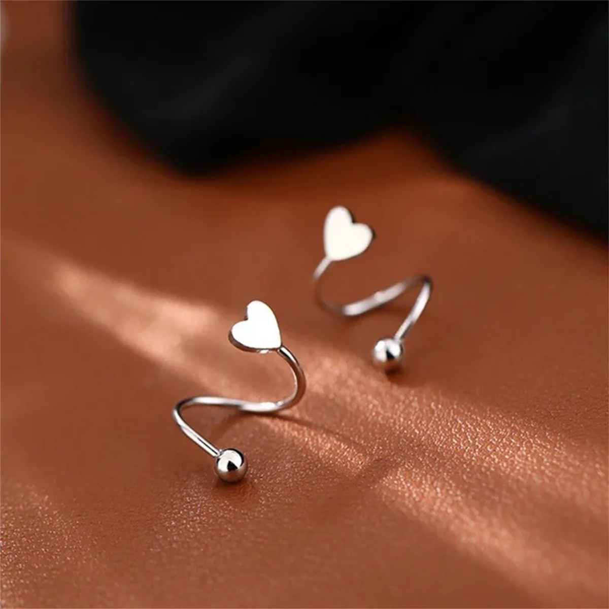 2pcs Stainless Steel Twist Lov – Body Jewelry Hypoallergenic recenzja i cena
