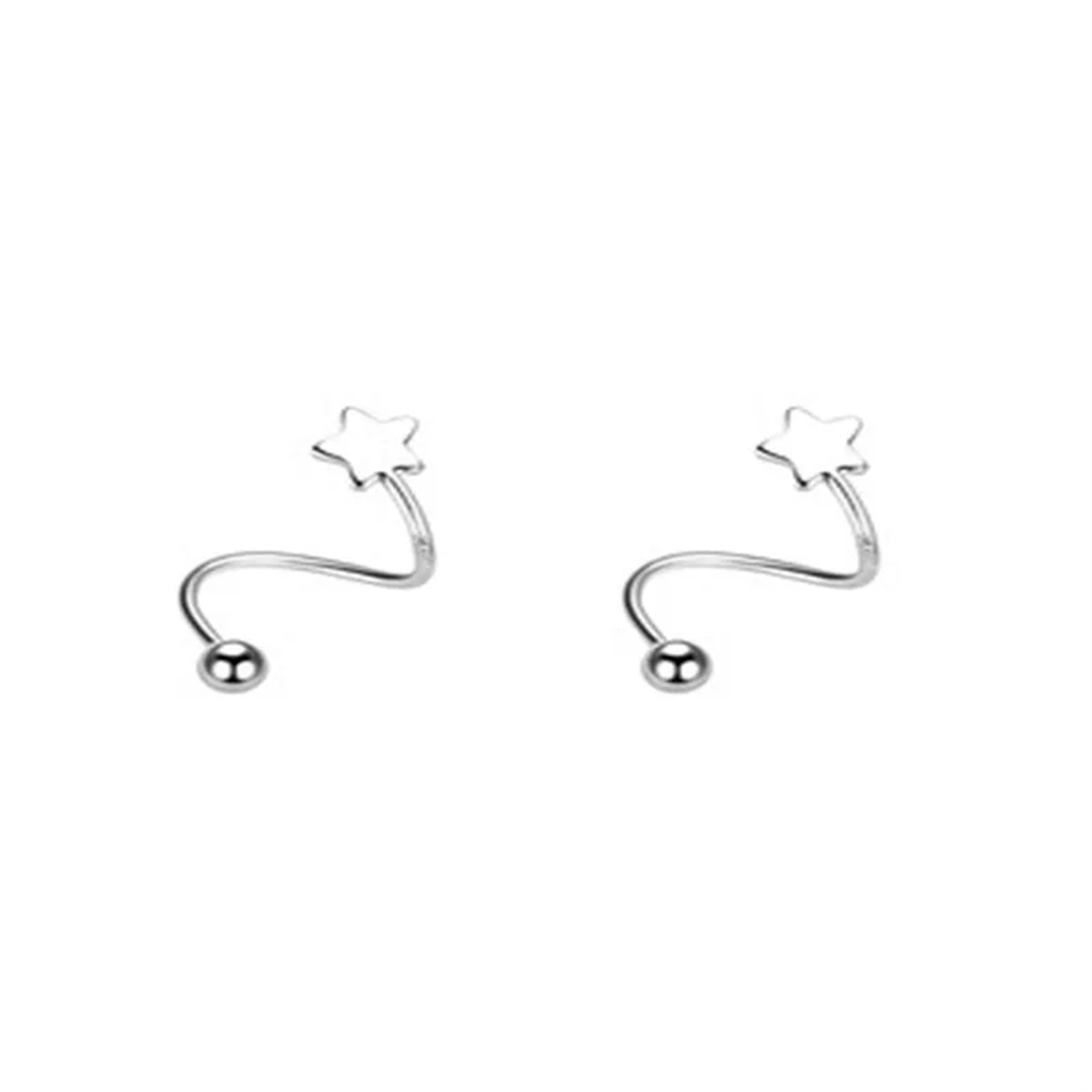2pcs Stainless Steel Twist Lov – Body Jewelry Hypoallergenic recenzja i cena