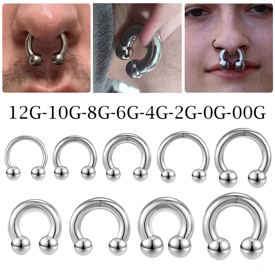 1Pc/lot Steel Big Large Size H – Zoor Body Jewelry recenzja i cena