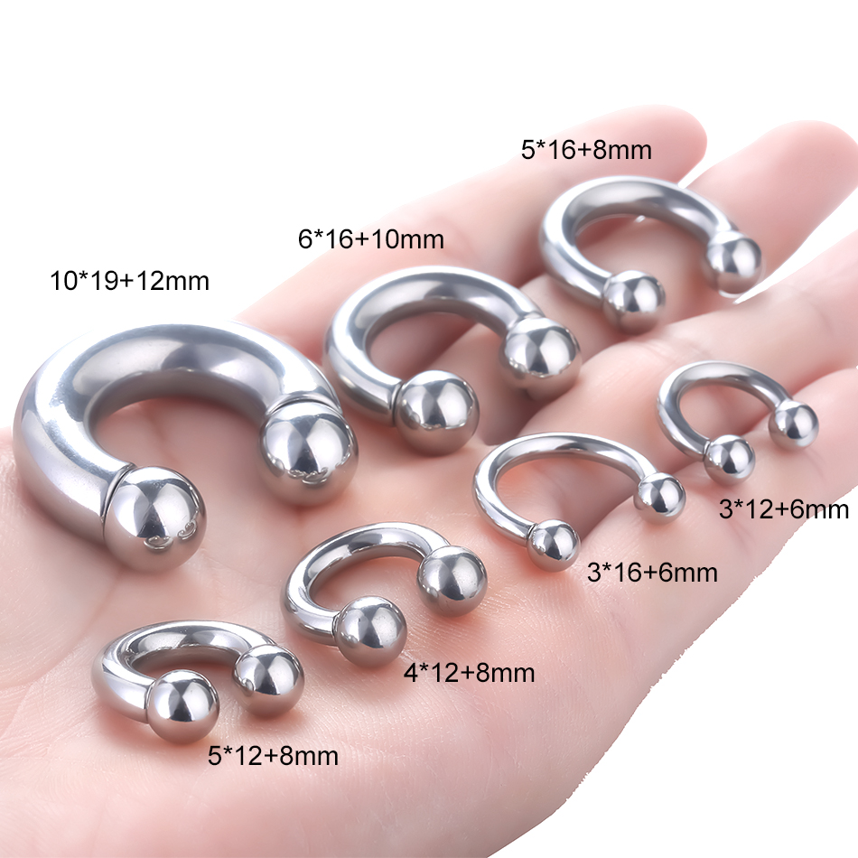 1Pc/lot Steel Big Large Size H – Zoor Body Jewelry recenzja i cena
