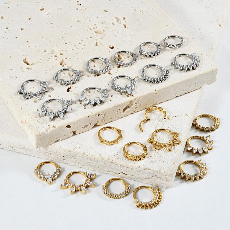 31BB Stylish Crystal Septum Ri – Body Jewelry Septum recenzja i cena