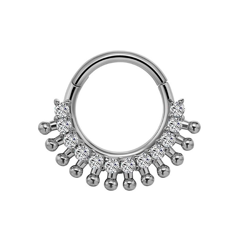 31BB Stylish Crystal Septum Ri – Body Jewelry Septum recenzja i cena