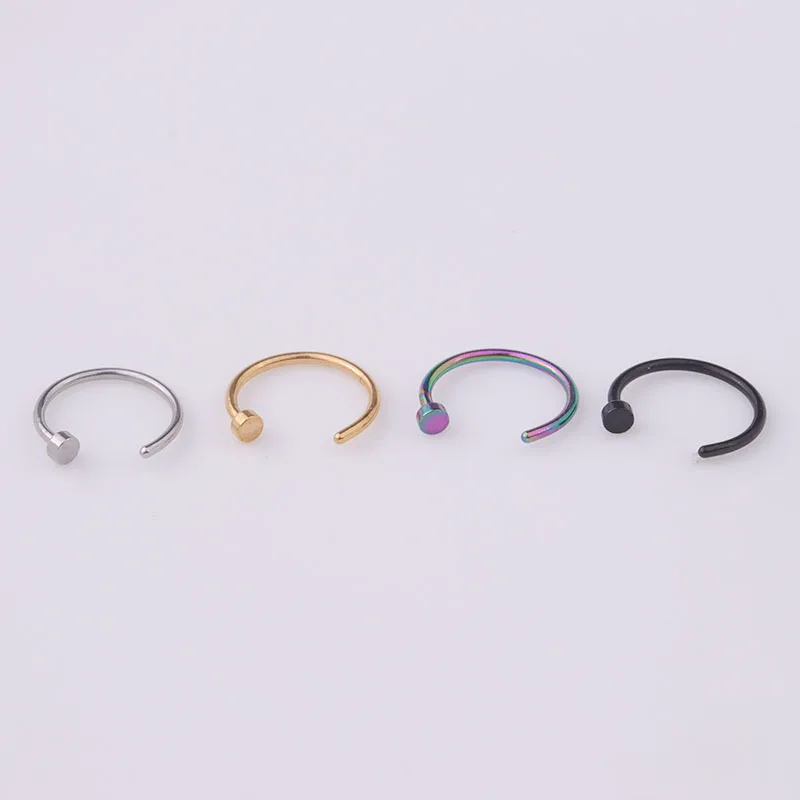 5pcs/lot 20G Nose Ring Hoop, 6 – Body Jewelry Hypoallergenic recenzja i cena