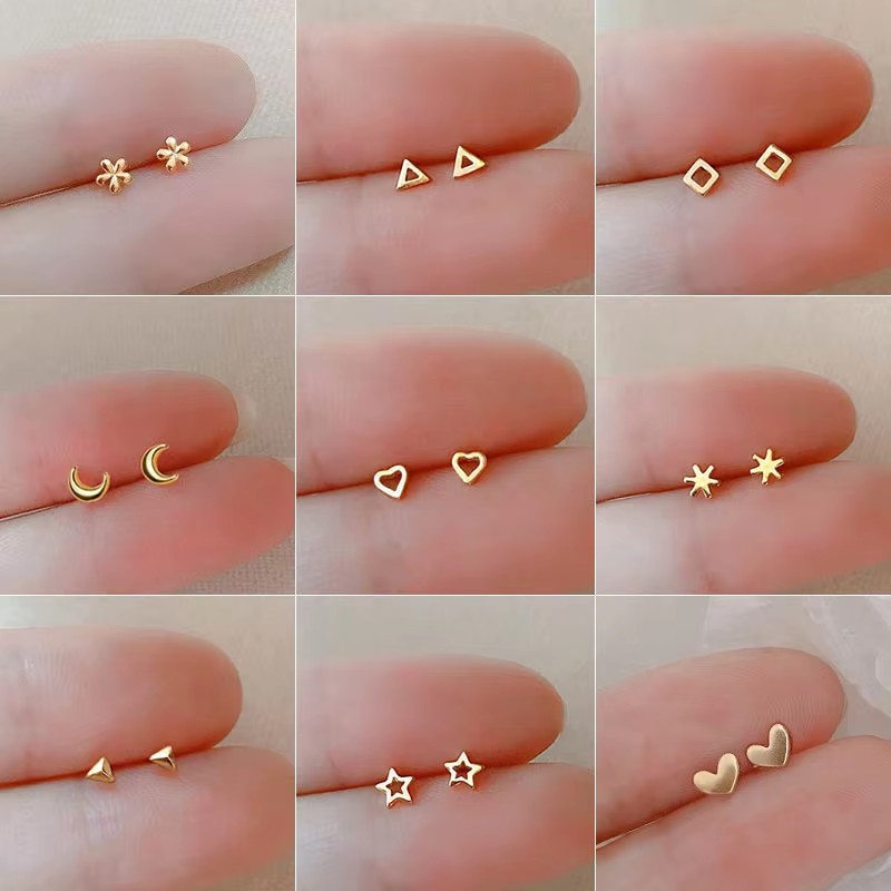 Korean Minimalism Gold Color S – Body Jewelry Hypoallergenic recenzja i cena