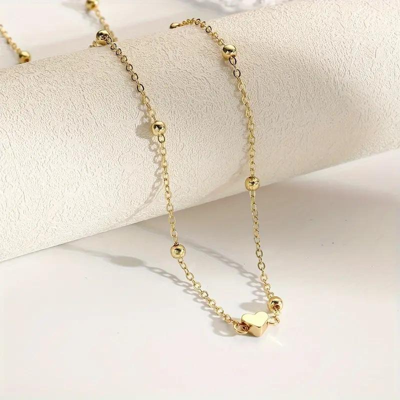 Girls Simple Heart Beaded Bell – Body Jewelry Beach recenzja i cena