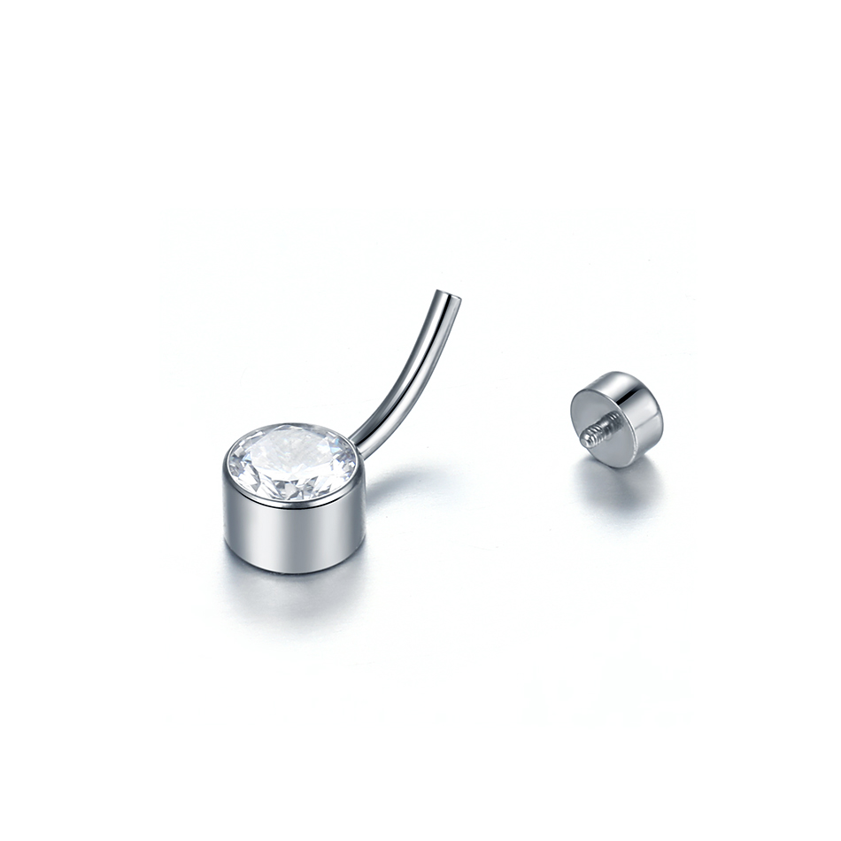 5/10Pcs Titanium Belly Button  – Belly Bar Titanium recenzja i cena