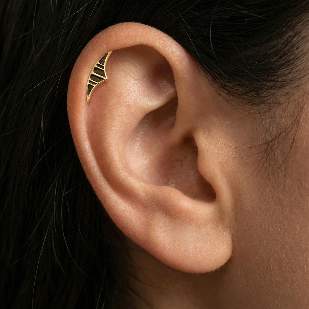AIDE 925 Sterling Silver Smoot – Body Jewelry Flat Back recenzja i cena