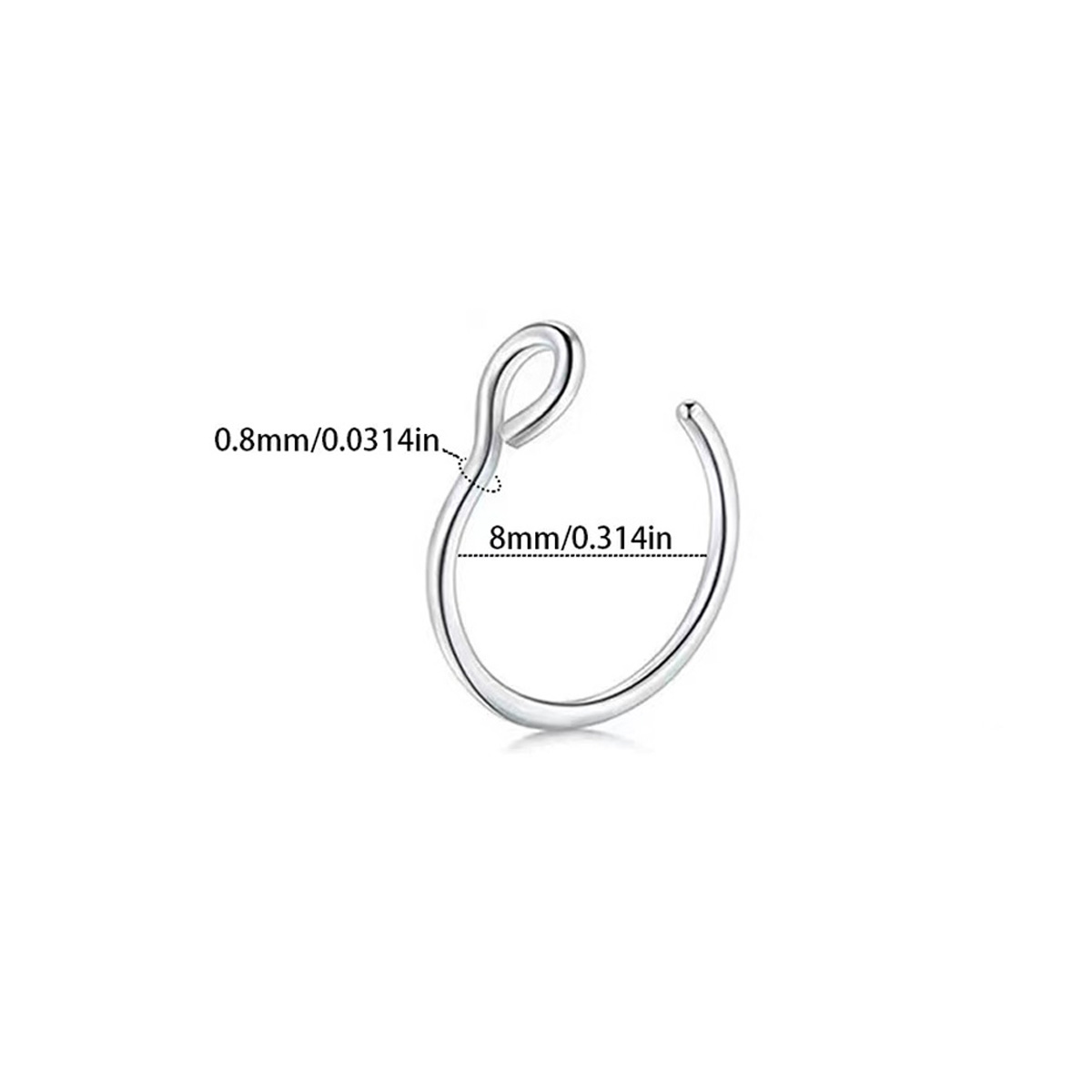 1Pcs Women Fake Piering Nose R – Yg Body Jewelry recenzja i cena
