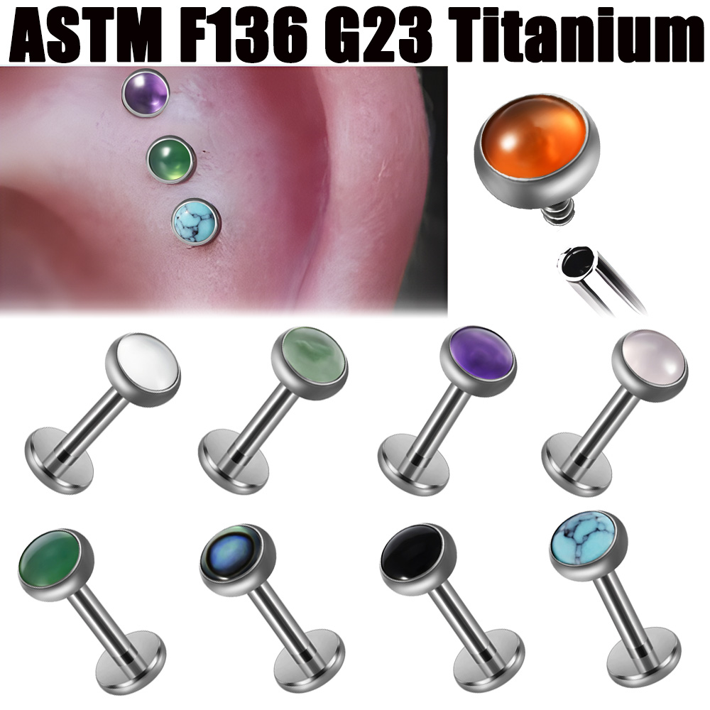 1PC 16g G23 Titanium Crystal&S – Body Jewelry Flat Back recenzja i cena