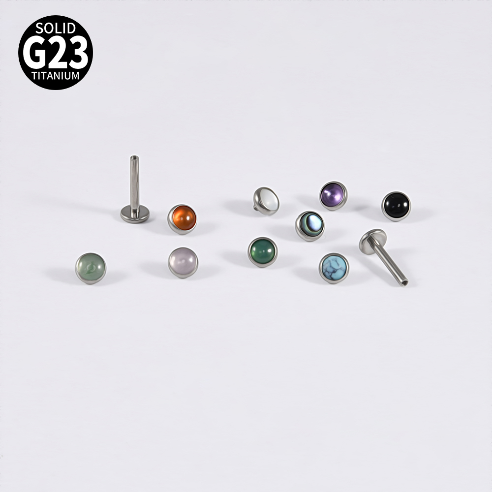 1PC 16g G23 Titanium Crystal&S – Body Jewelry Flat Back recenzja i cena