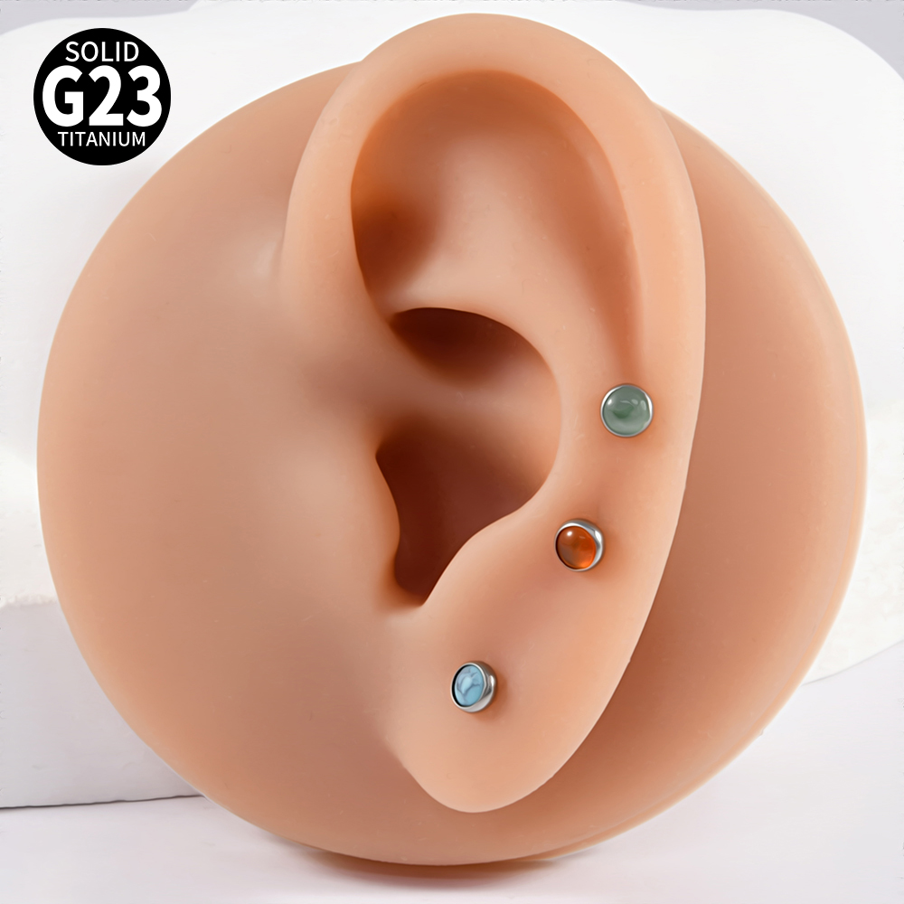 1PC 16g G23 Titanium Crystal&S – Body Jewelry Flat Back recenzja i cena