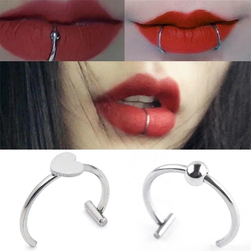 1Pc Stainless Steel Fake Nose  – Body Jewelry Septum recenzja i cena
