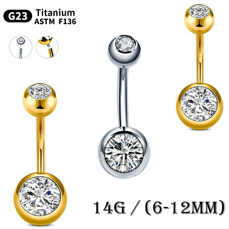 10Pcs/lot G23 Titanium Belly B – Belly Bar Titanium recenzja i cena