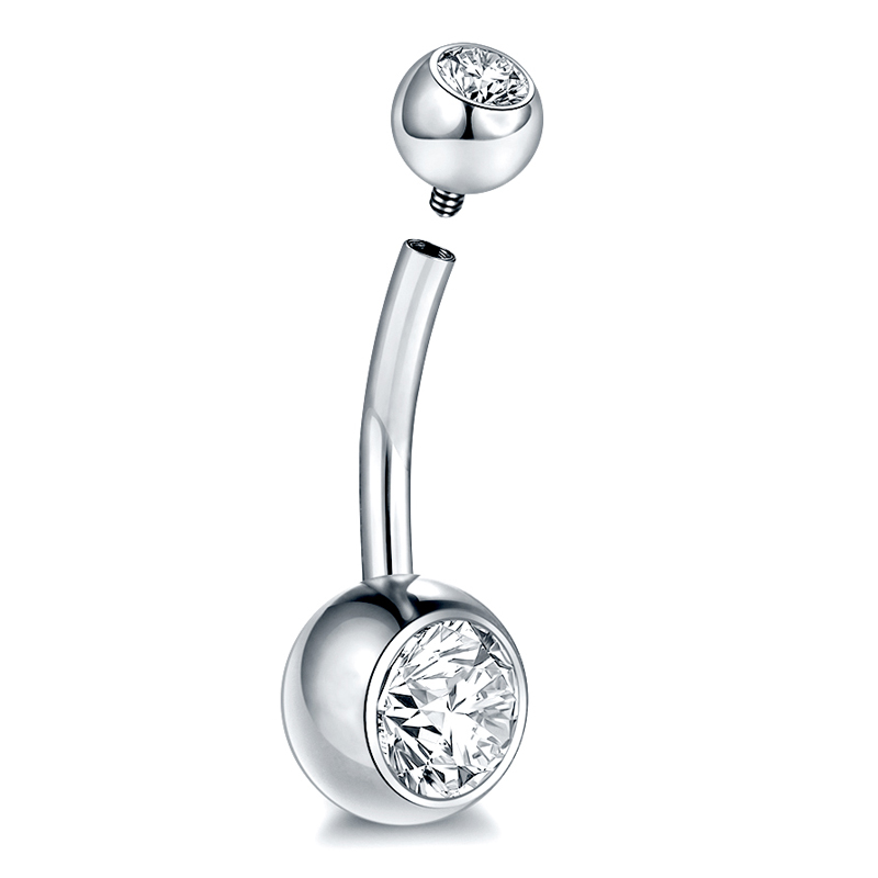 10Pcs/lot G23 Titanium Belly B – Belly Bar Titanium recenzja i cena
