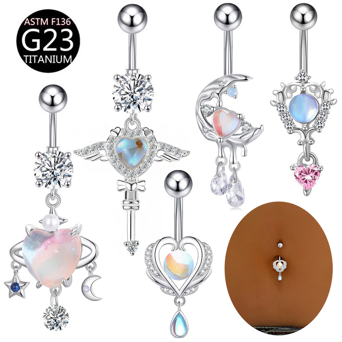 G23 Titanium Pin Belly Button  – Belly Bar Titanium recenzja i cena