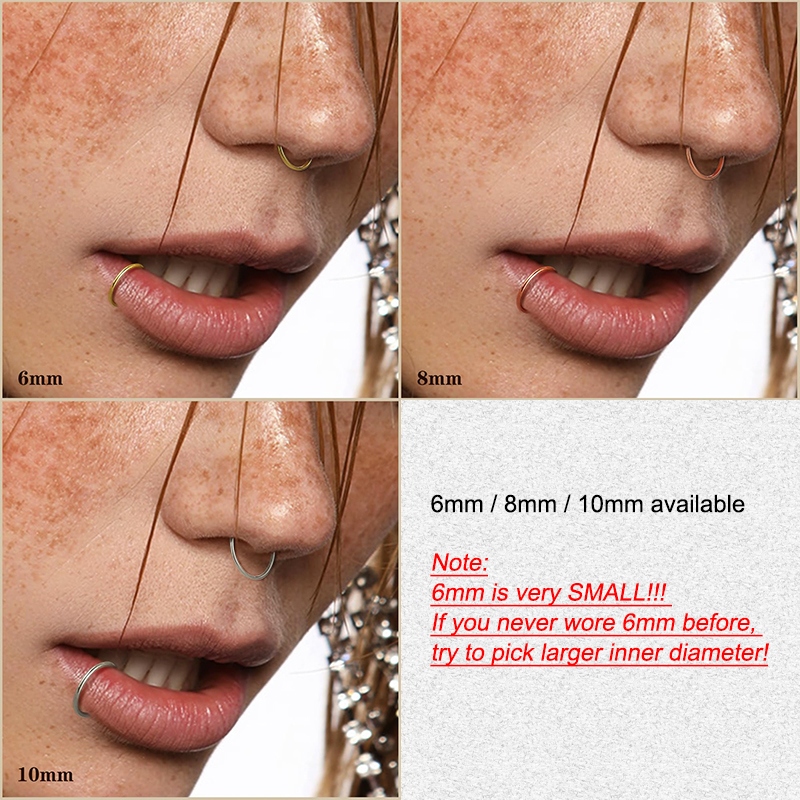 6pcs/lot Hypoallergenic Nose R – Body Jewelry Hypoallergenic recenzja i cena