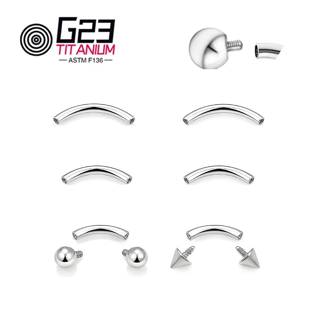 Wholesale 5/10/50pcs G23 Titan – Belly Bar Titanium recenzja i cena