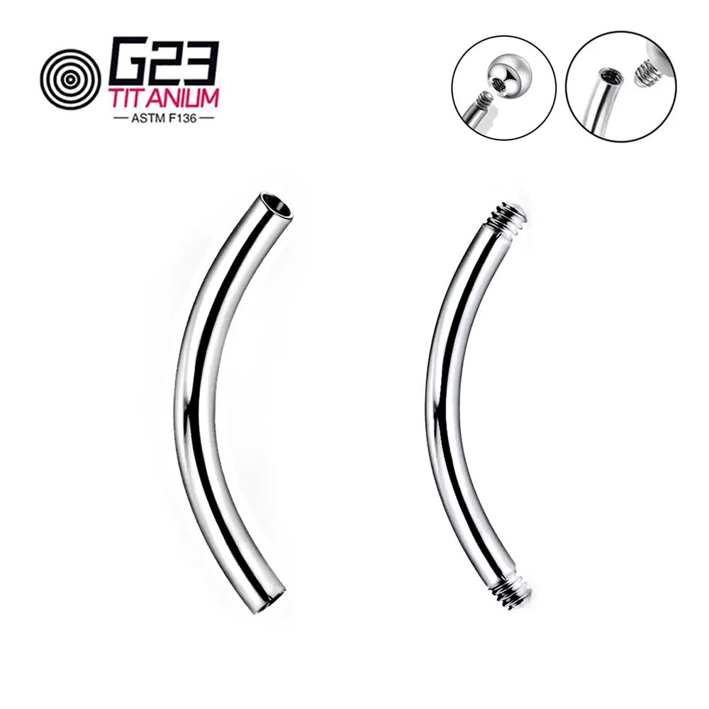 Wholesale 5/10/50pcs G23 Titan – Belly Bar Titanium recenzja i cena