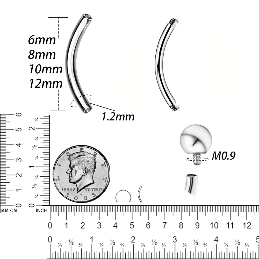 Wholesale 5/10/50pcs G23 Titan – Belly Bar Titanium recenzja i cena