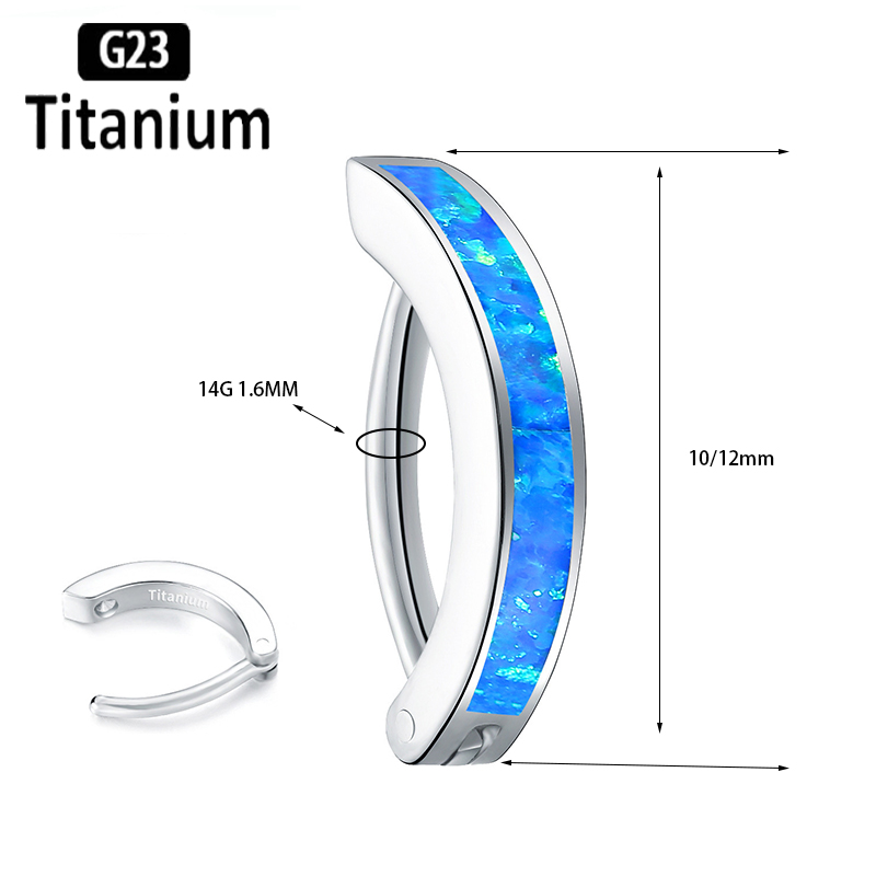 1PC 14G Implant Grade G23 Tita – Belly Bar Titanium recenzja i cena