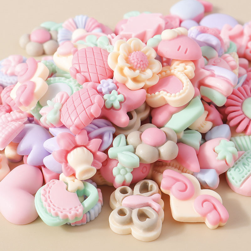 15pcs Mixed Resin Pink Color V – Body Jewelry Flat Back recenzja i cena