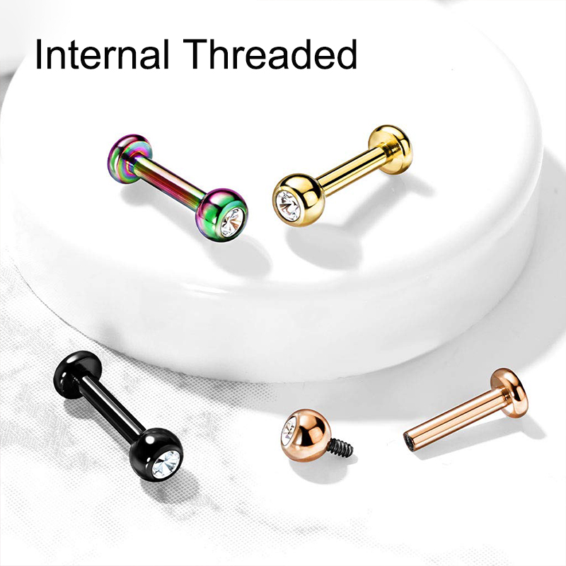 16G Surgical Steel Ball Top CZ – Body Jewelry Septum recenzja i cena