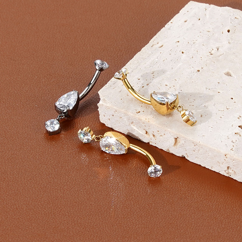 1/5PCS Titanium Crystal Zircon – Belly Bar Titanium recenzja i cena