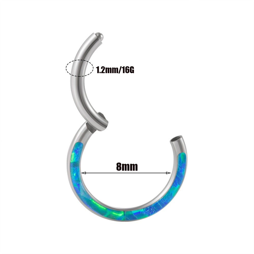 1PC Surgical Steel Opal Hinged – Body Jewelry Quality recenzja i cena