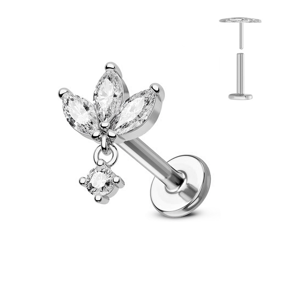 ASTM F136 G23 Titanium Flower  – Zoor Body Jewelry recenzja i cena