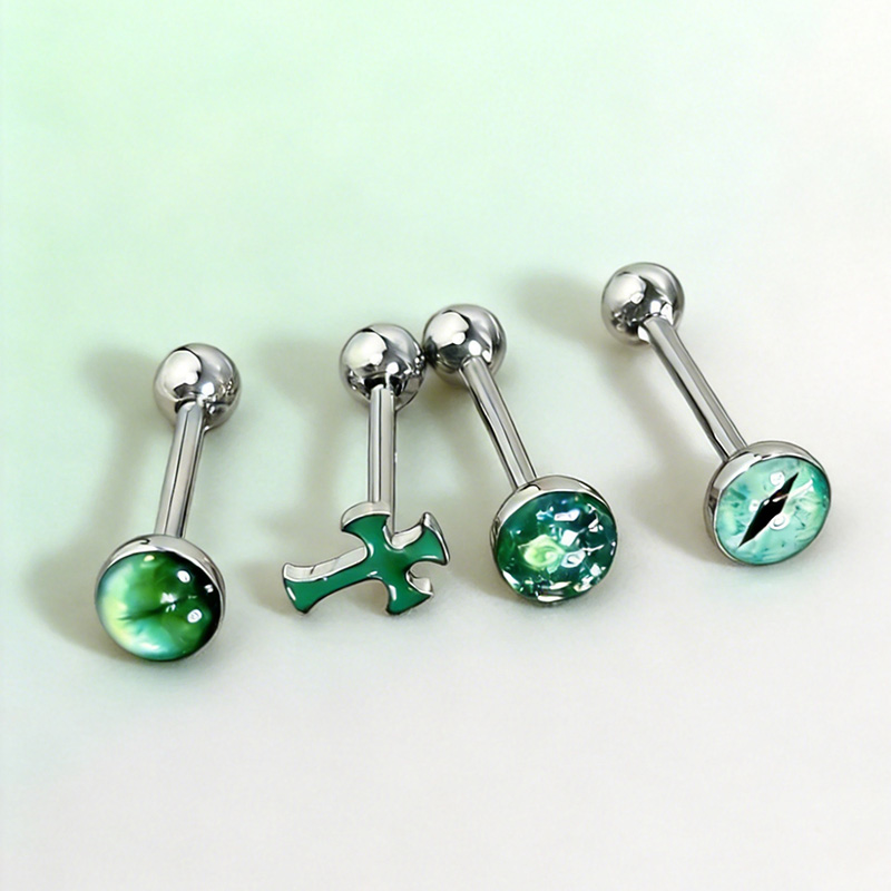 1Pc High-Quality Trendy Green  – Body Jewelry Quality recenzja i cena