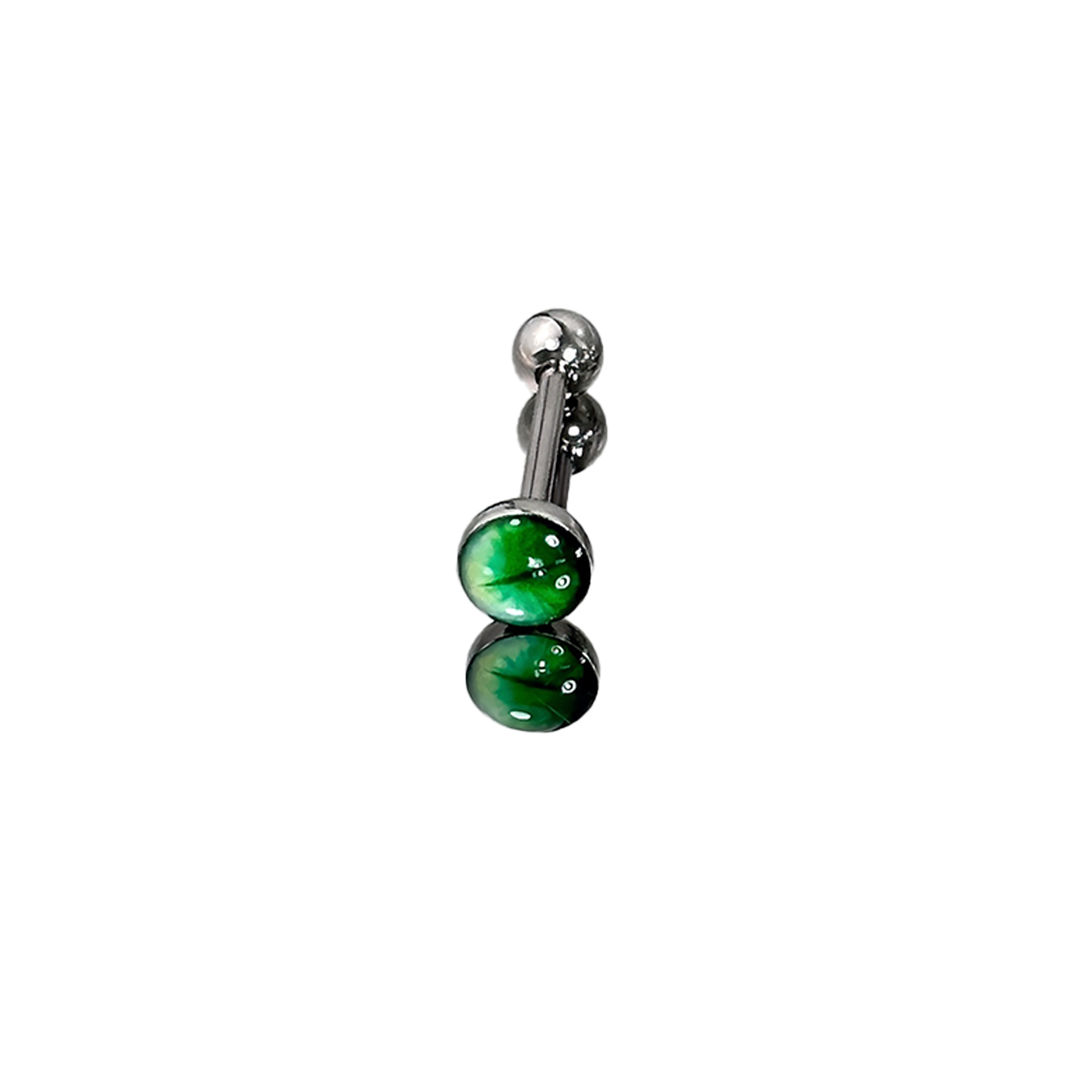 1Pc High-Quality Trendy Green  – Body Jewelry Quality recenzja i cena