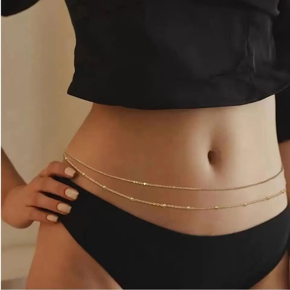 HipHop Double Layers Belly Cha – Body Jewelry Beach recenzja i cena