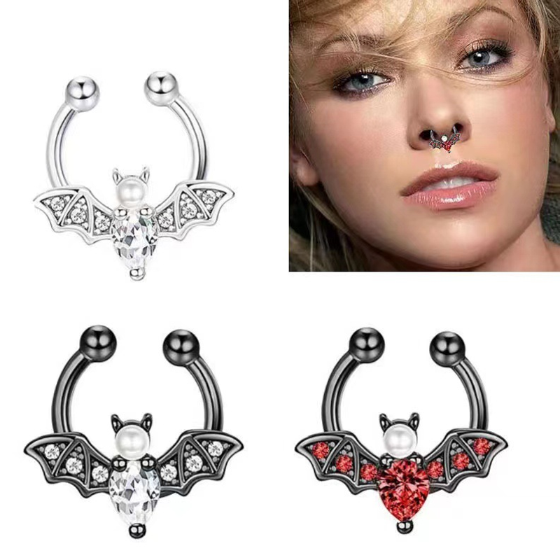 EVISPOL Cute Halloween Bat Fau – Body Jewelry Septum recenzja i cena