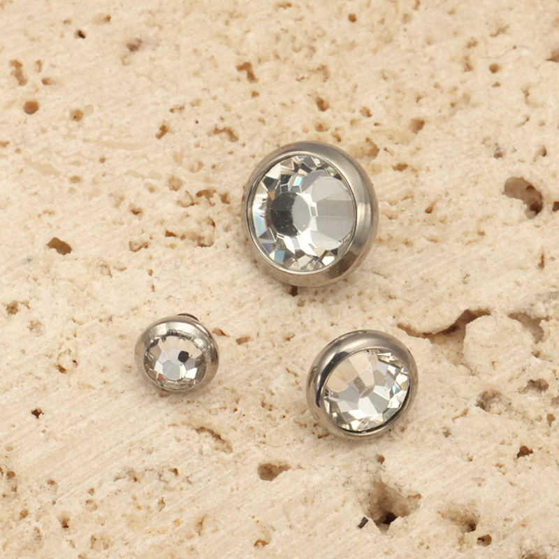 1PCS ASTM F136 Titanium Bezel  – Zoor Body Jewelry recenzja i cena